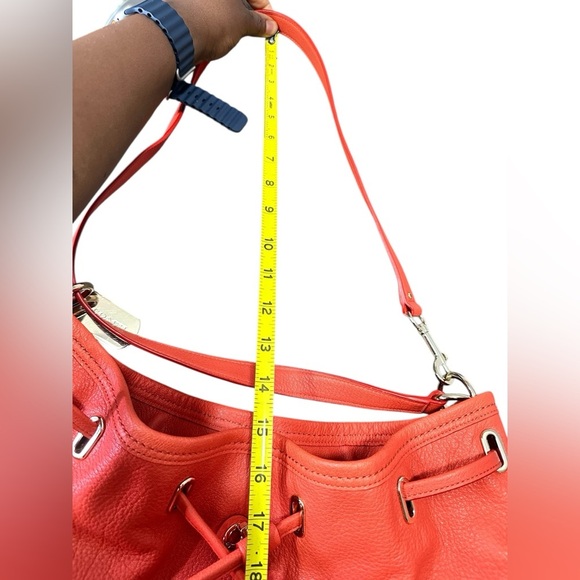 Coach Leather TurnLock Tie Bucket Bag - Picture 11 of 17